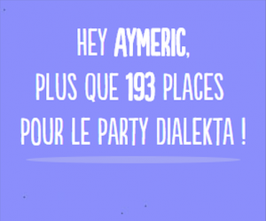 Invitation Party Dialekta