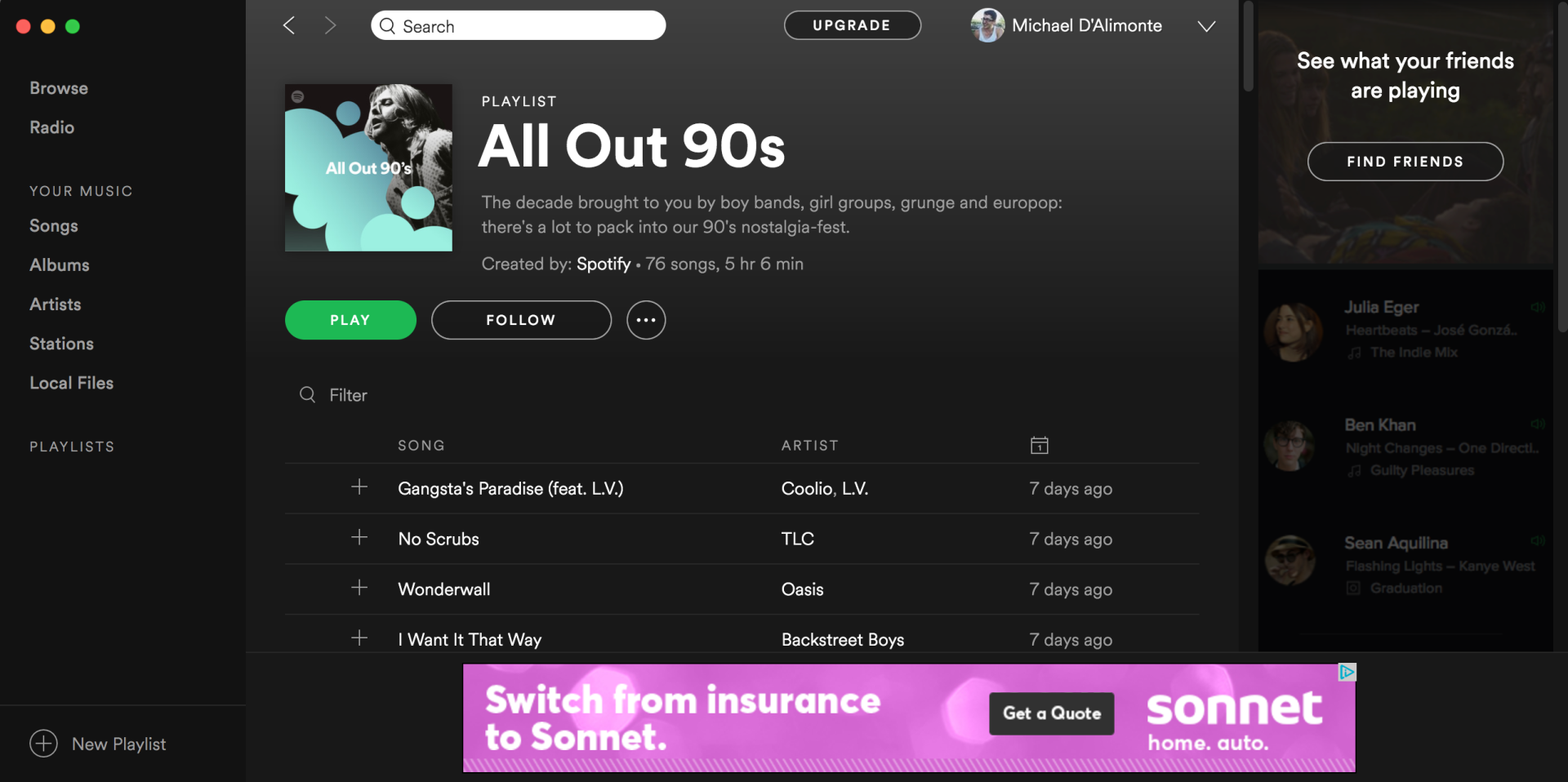 spotify leaderboard ad